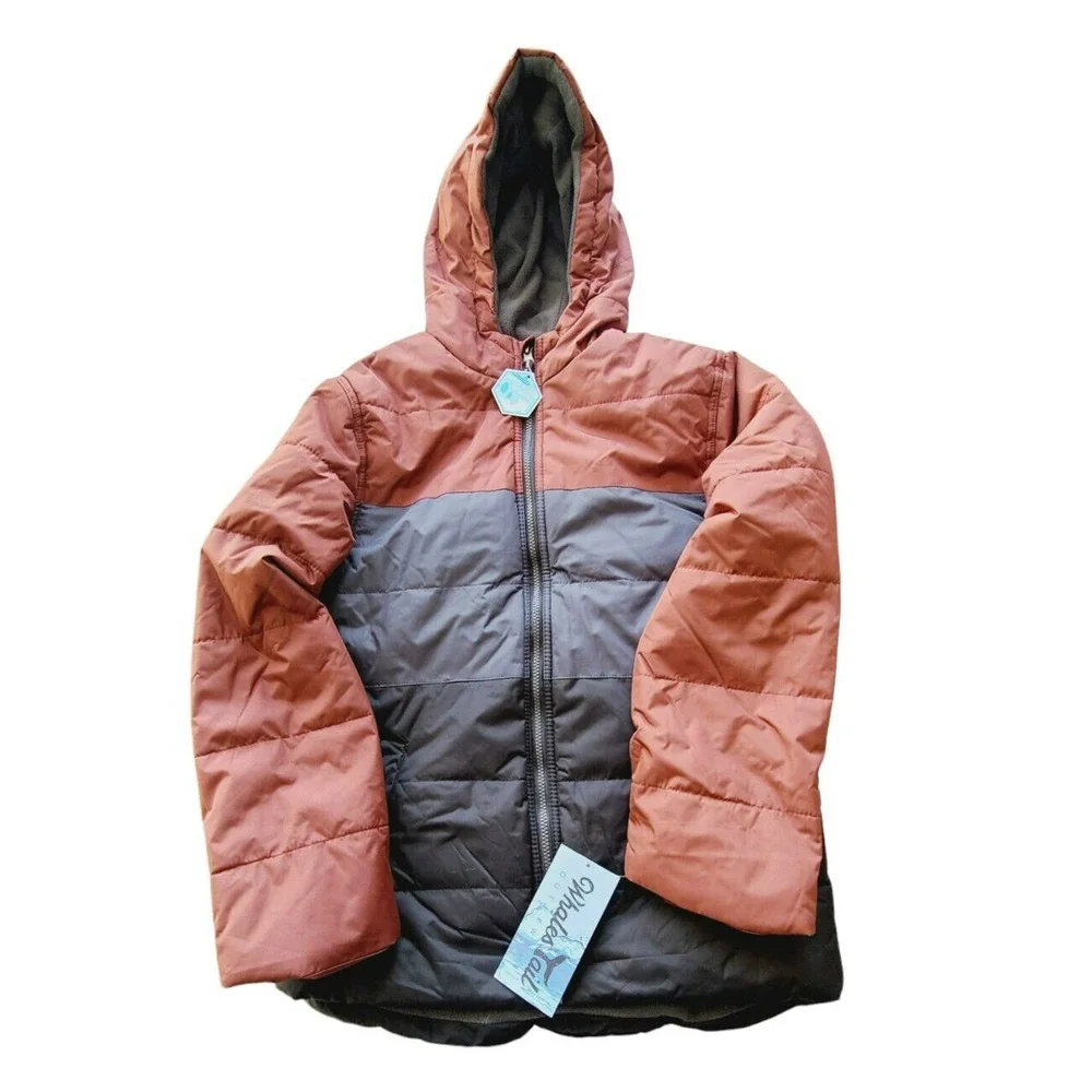 Whales Tail Outerwear‎ Winter Jacket Size 14/16 - Brown / Black